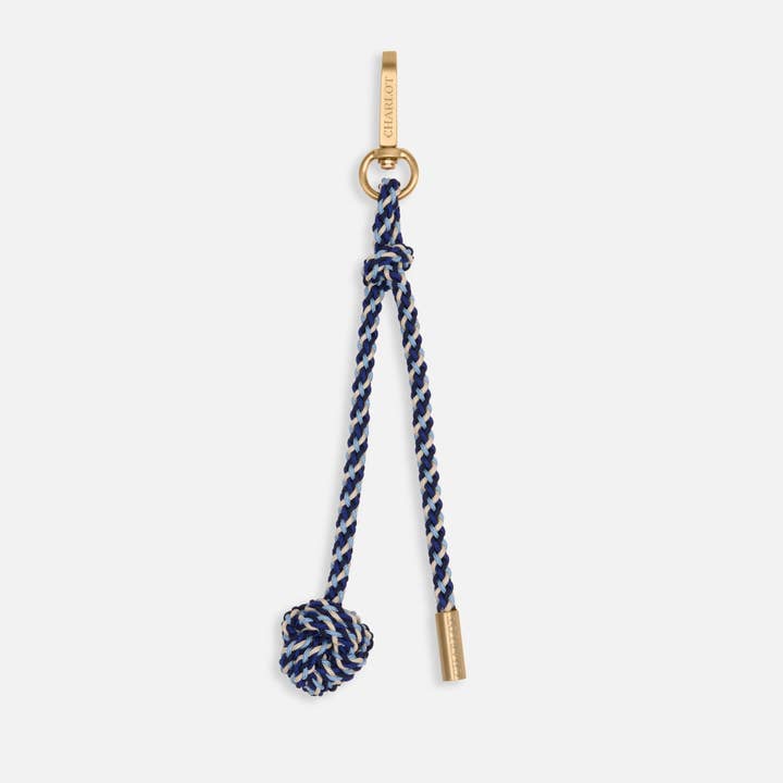 Bag Charm Passementerie Boule VRAI x CHARLOT Bleu pour la vente par CHARLOT · Paris
