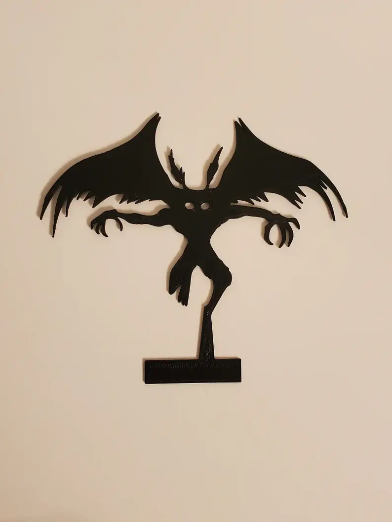 KeaLite - Wholesale Decorative Tabletop Object - KeaLite Mothman Shadow Caster and KeaLite Stand4