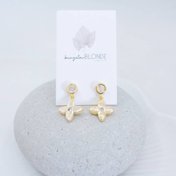 Le Fleur Earrings for wholesale by bungalowBlonde Jewelry