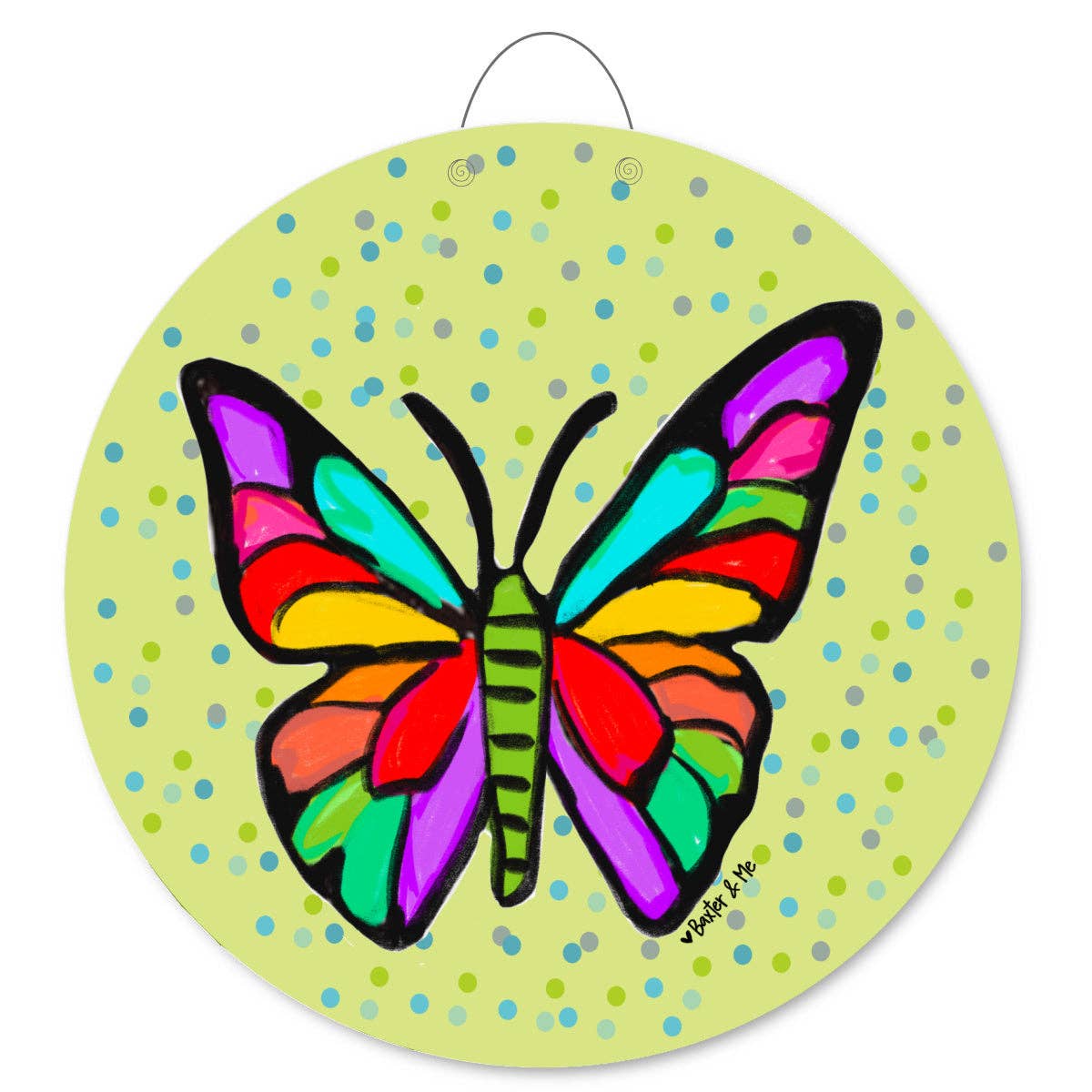 Baxter & Me - Wholesale Door Hanger - Butterfly Door Hanger0