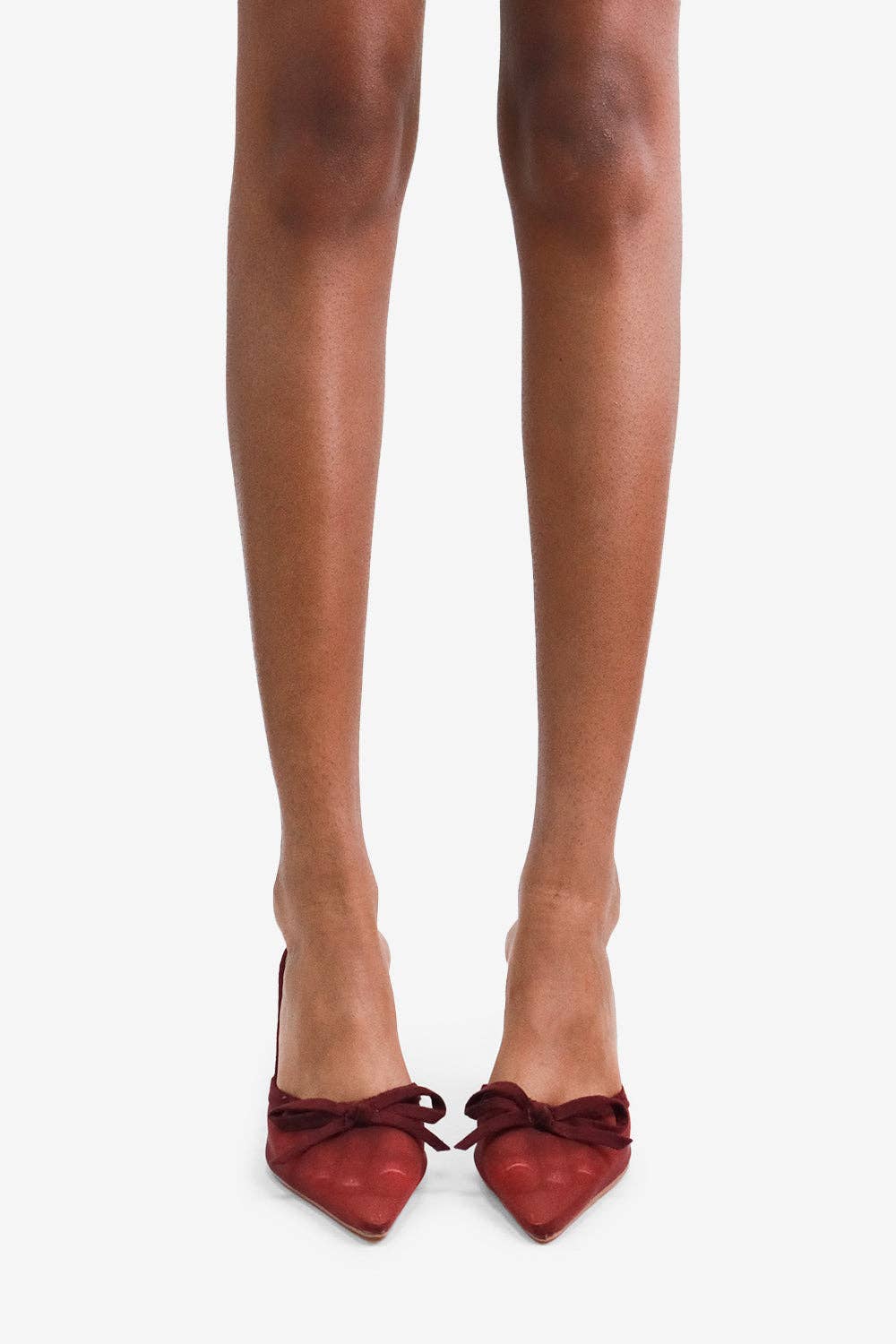 Lemonade Shoes - Wholesale High Heels - Women's - LAVON - Vintage Mesh Mule Pumps with an Elegant Bow10