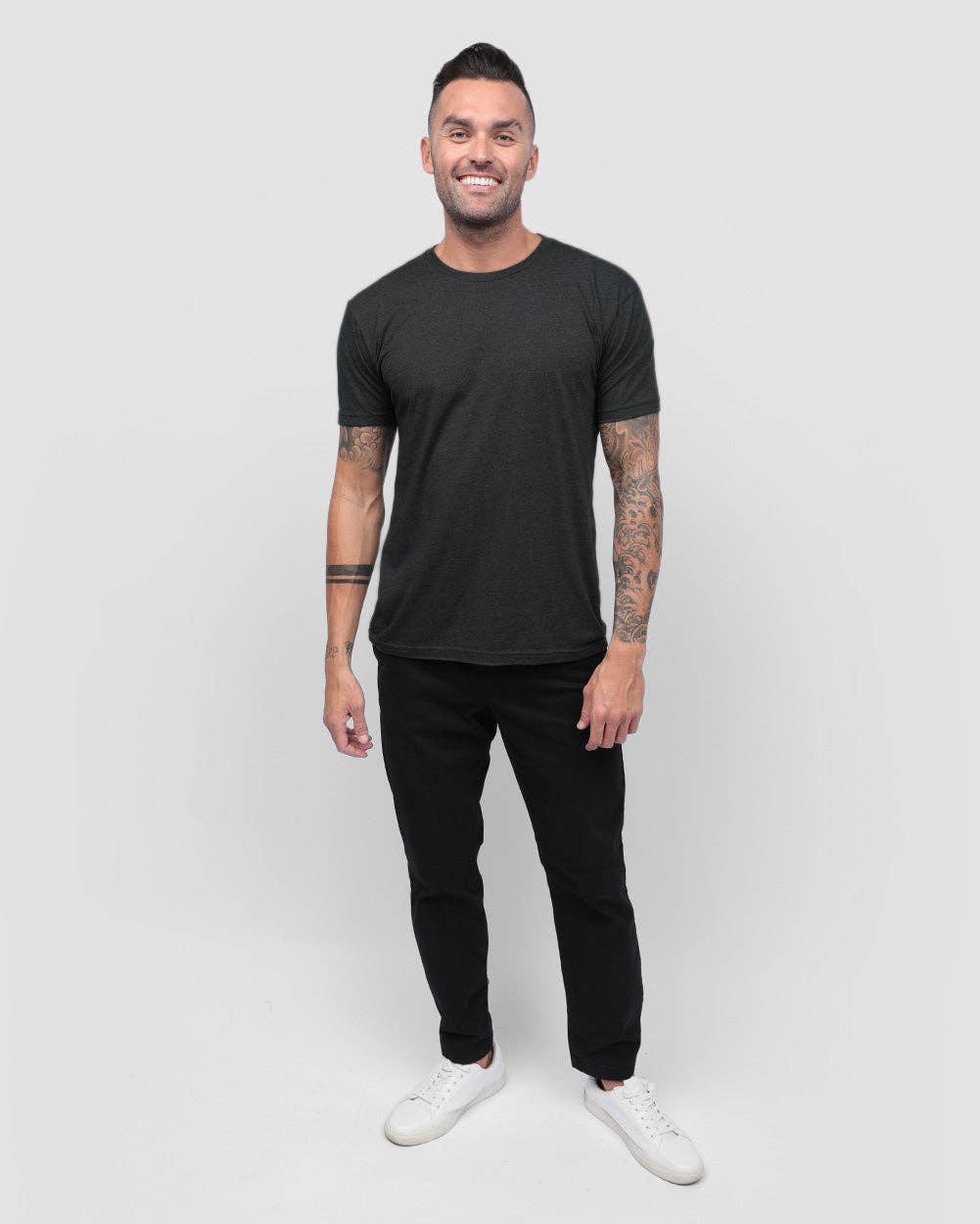 INTO THE AM - Wholesale T-Shirt - Men's - Men's Premium Basic Tee - Soft Fitted Blank T-Shirts7