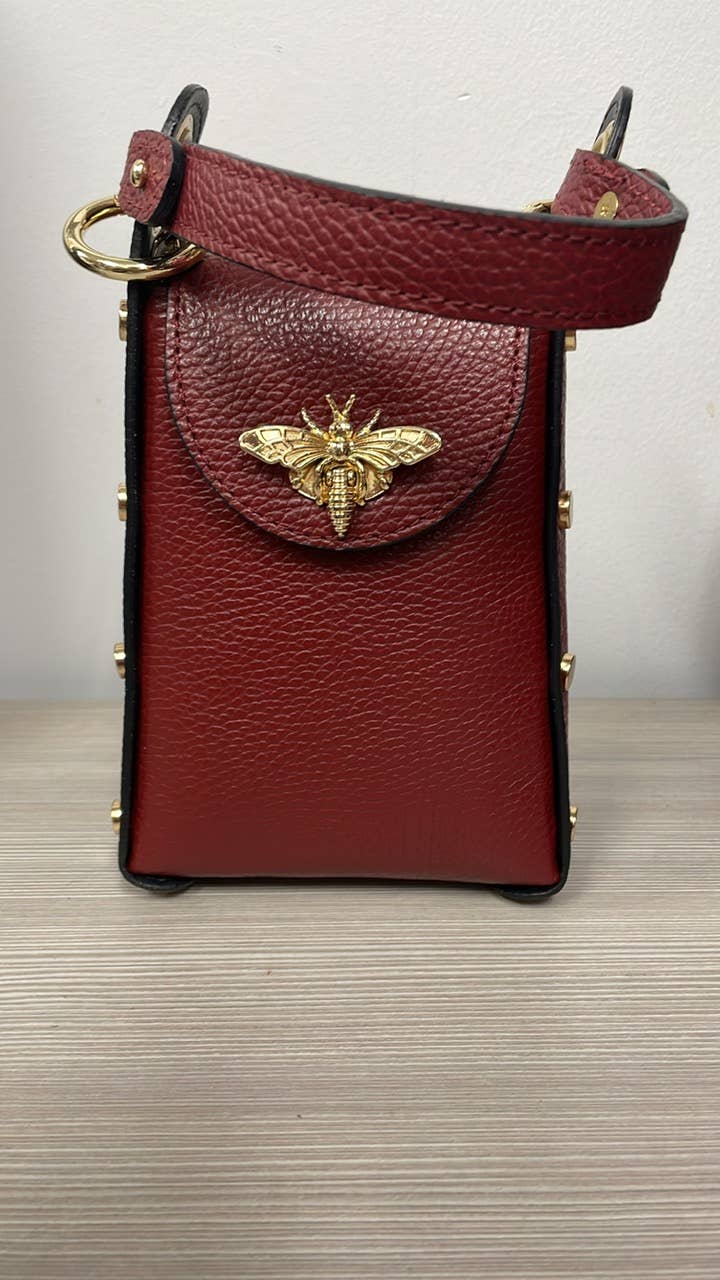 JIJOU CAPRI – bolsa tiracolo - Mulher por atacado – Capela de Abelha Couro Celular Mala Cruzada JIJOU CAPRI8