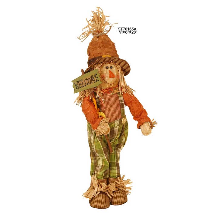Rustic 28" Artificial Scarecrow Home Decor for wholesale by Tellon Investment & Trade