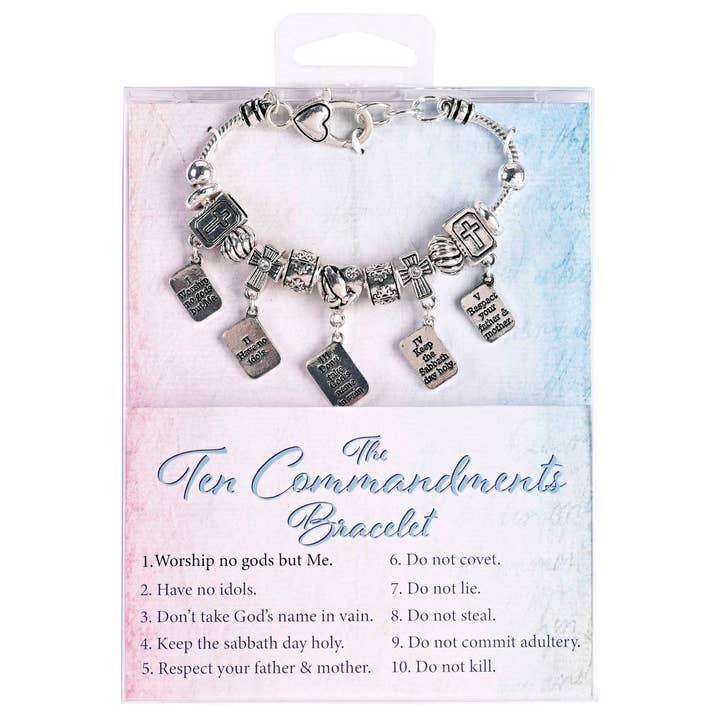 Armband 10 Commandments Silverpläterad för wholesale av Dicksons