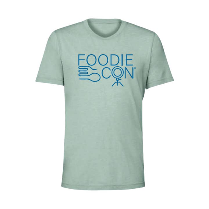 Foodicon '25 - Unisex Crewneck Shirt - Stoffig Blauw voor wholesale door Flavour Gallery