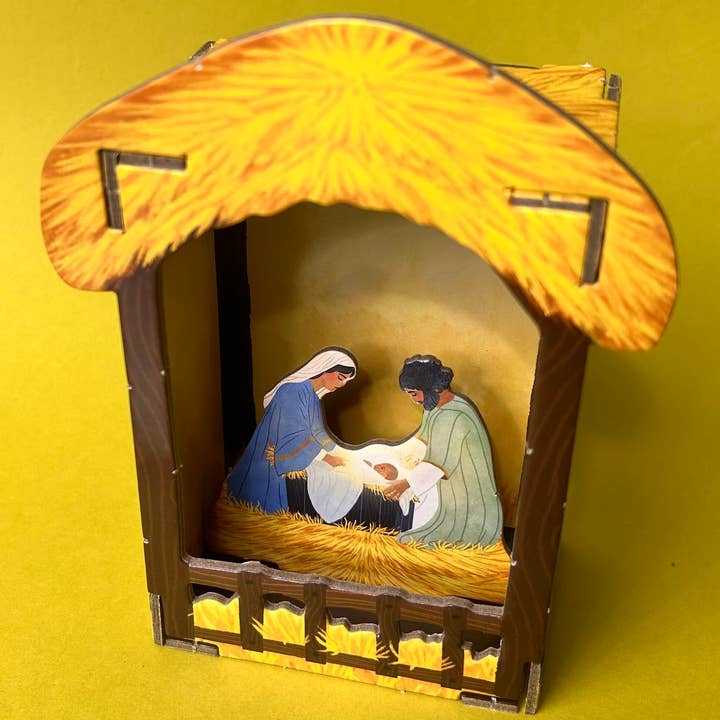 Nativity Diorama Pop & Slot Diorama - POP 115 for wholesale by Roger La Borde