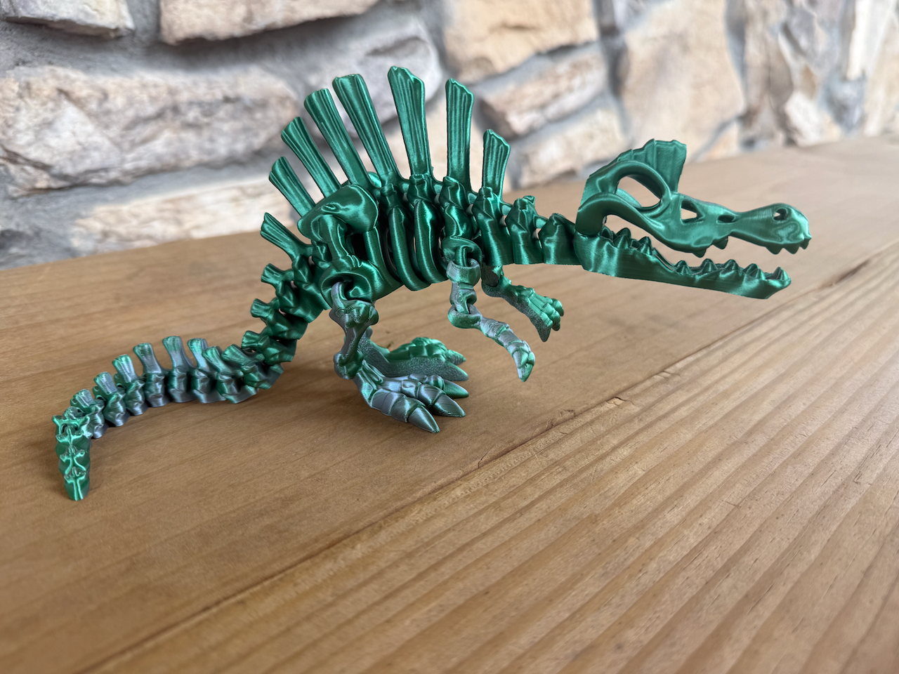 LNZ Custom Design - Wholesale Figurine Toy - Kids - 3D Flexi Skeleton Spinosaurus Dinosaur6
