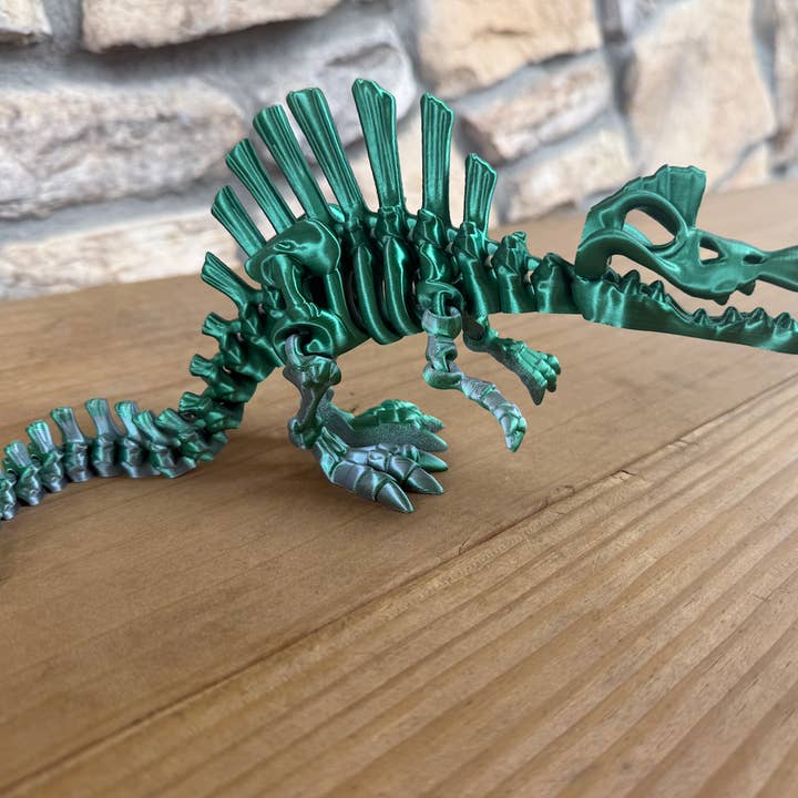 LNZ Custom Design - Wholesale Figurine Toy - Kids - 3D Flexi Skeleton Spinosaurus Dinosaur6