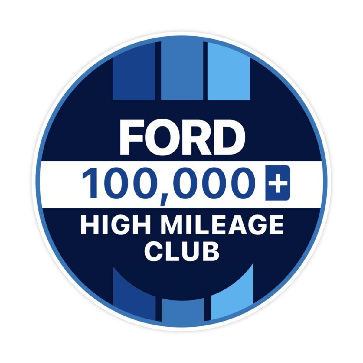 Sticker Bull - Wholesale Sticker - Ford High Mileage Club Sticker Bundle 100k-500k, Waterproof1