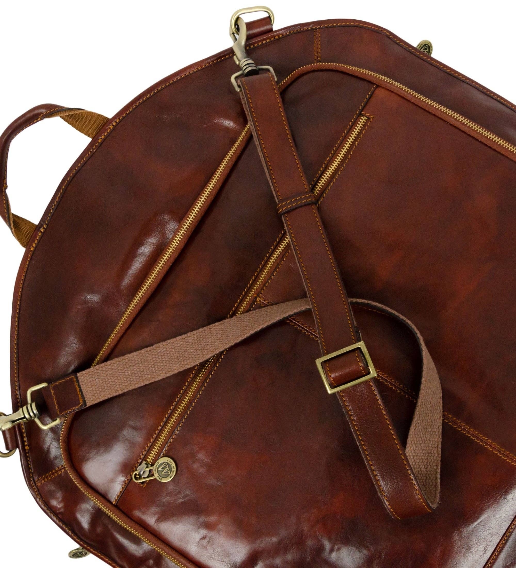 Time Resistance - Wholesale Garment Bag - Unisex - Leather Garment Bag - Travels with Charley6