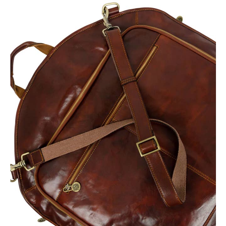 Time Resistance - Wholesale Garment Bag - Unisex - Leather Garment Bag - Travels with Charley6