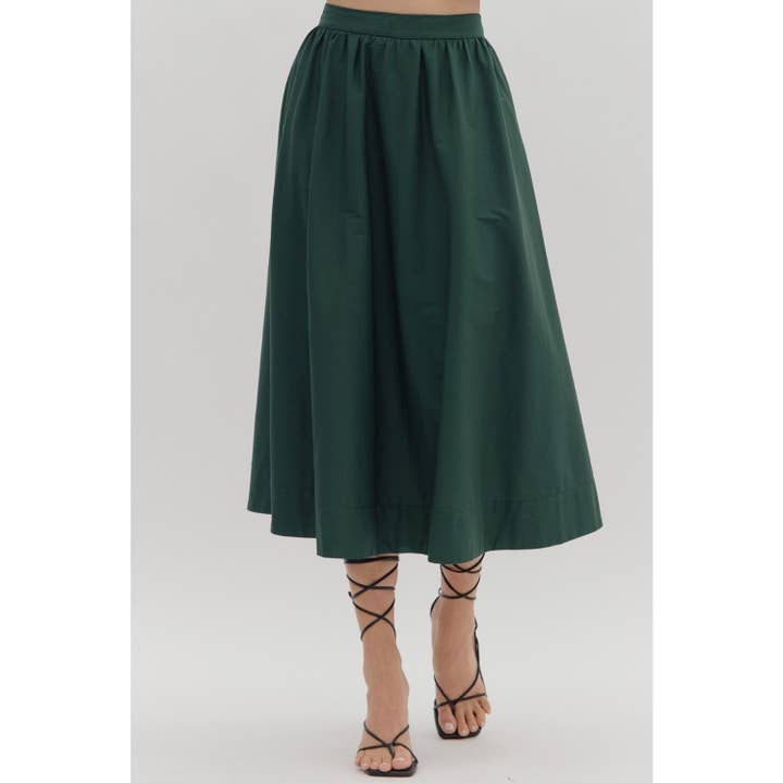 Massiv midi kjol för wholesale av STYLE USA