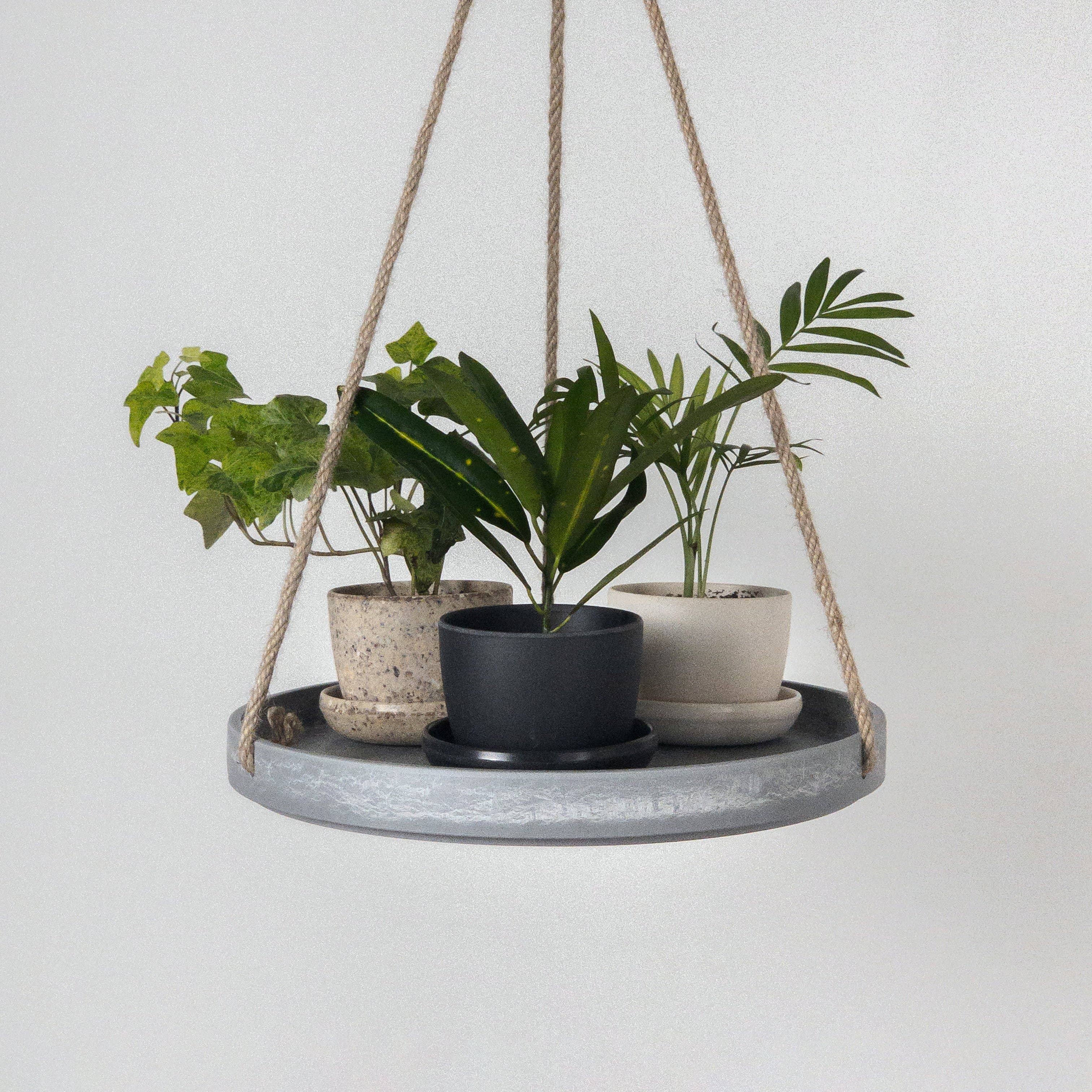 Kanso Designs - Wholesale Hanging Planter - 10" Signature Stone Hanging Tray4