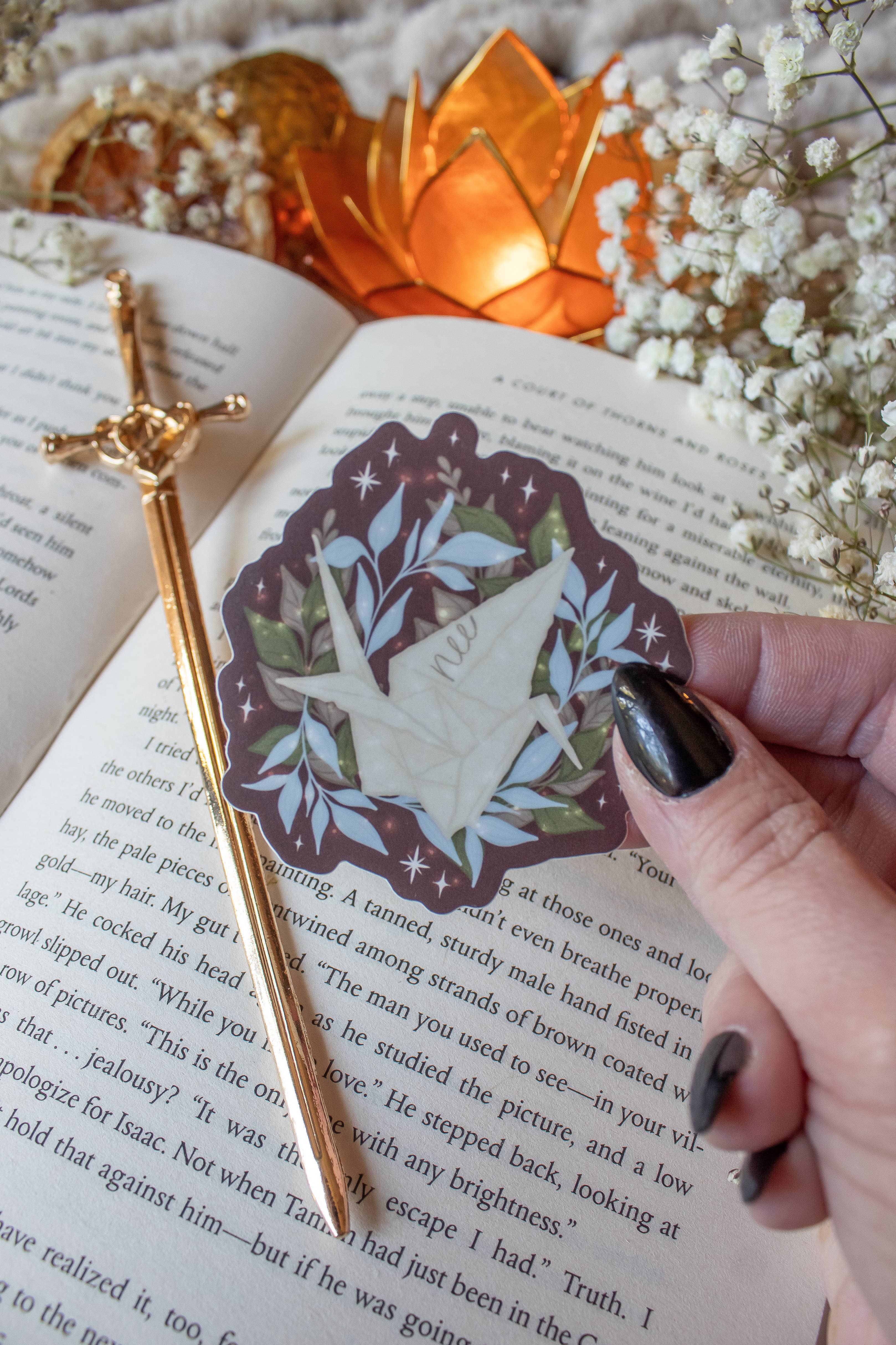 Meaggie Moos - Wholesale Sticker - When the Moon Hatched Nee Parchment Lark Vinyl Sticker1