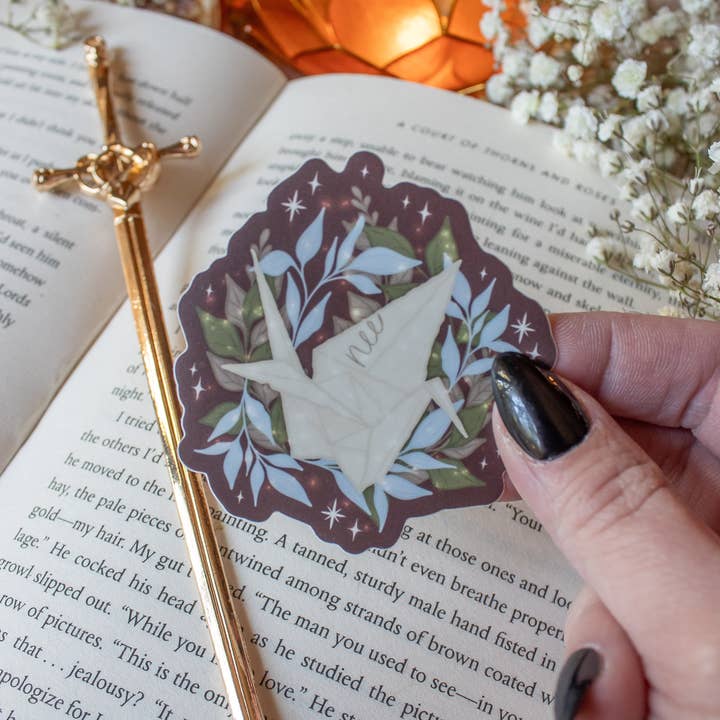 Meaggie Moos - Wholesale Sticker - When the Moon Hatched Nee Parchment Lark Vinyl Sticker1