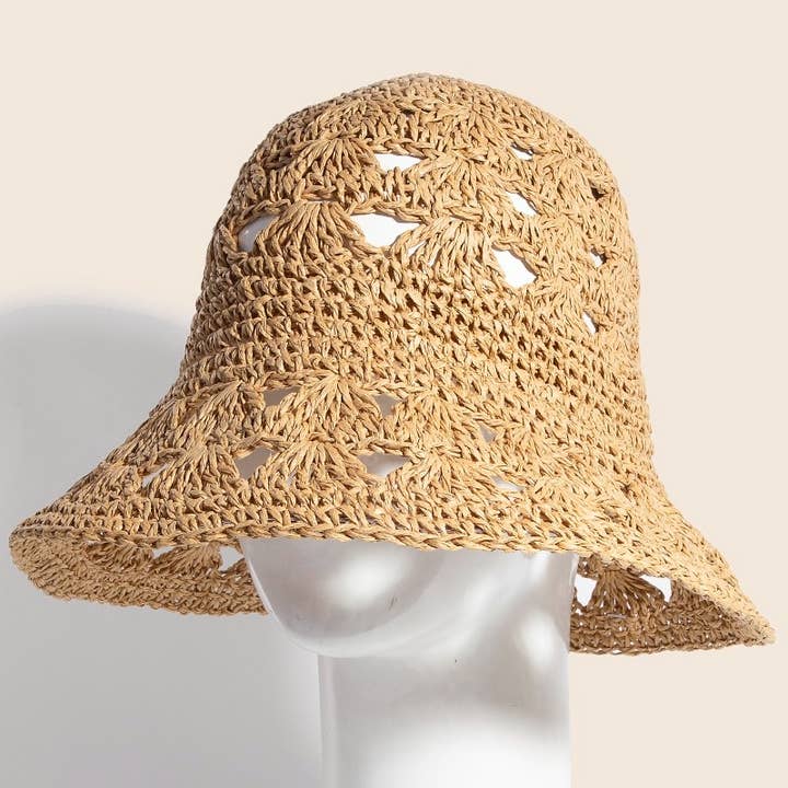 Vented Straw Braided Bucket Hat and other Purchase Wholesale raffia bucket hat. Free Returns & Net 60 Terms on Faire trending on Faire.
