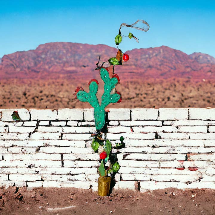 Prickly Pear cactus wind chime mobile southwestern western for wholesale by Whimsies