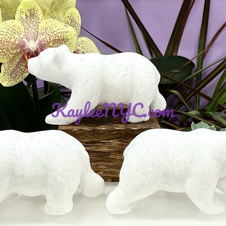 KayleeNYC – Engroshandel Spirituelle sten og krystaller – Naturlig Sne Kvarts Isbjørn Helbredende Energi1