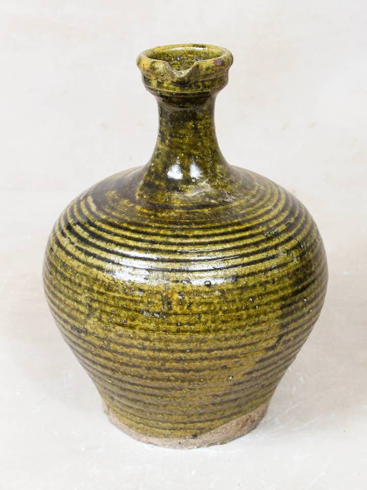 Glazed Bottle Vase - GV35 for wholesale by Botanical Boys