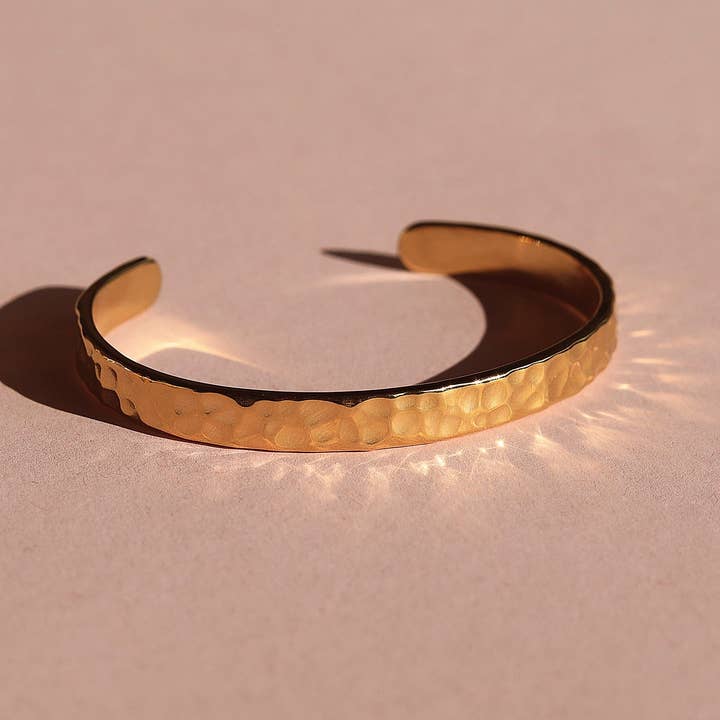 MeloMelo - Wholesale Cuff bracelet - Bartek - Hammered Cuff Bracelet6