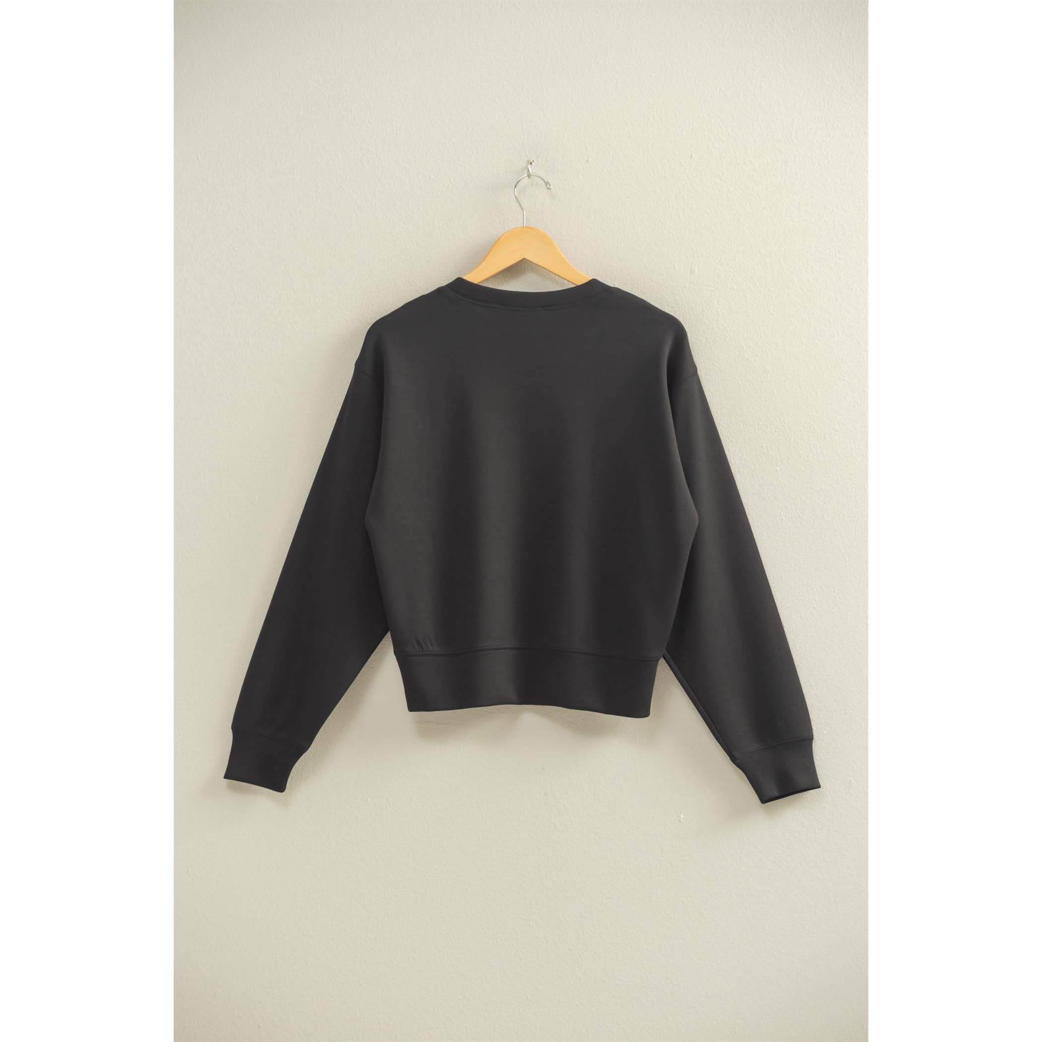 Double Zero – wholesale Sweatshirt - Dam – Dubbelstickad sweatshirt med rund hals27