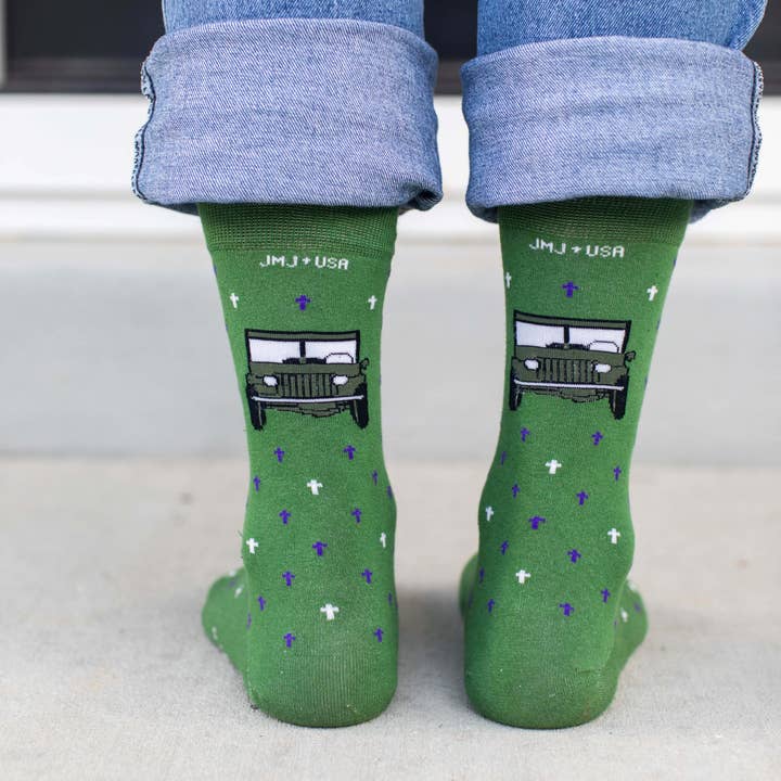 Sock Religious - Wholesale Socks - Unisex - Venerable Fr. Kapaun Adult Socks5