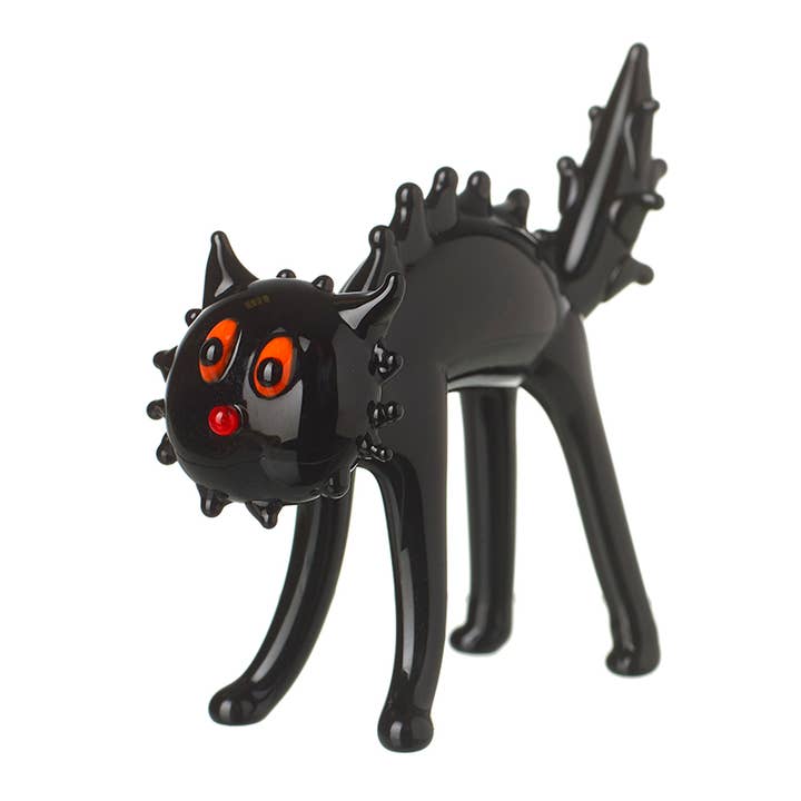 GLASS BLACK CAT for wholesale by Heaven Sends