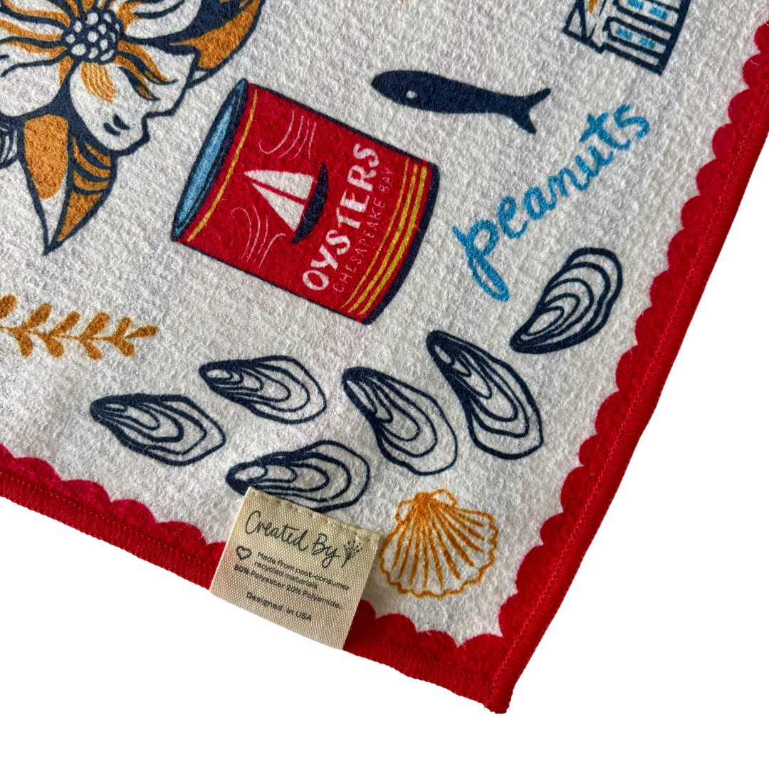 KEVA - Wholesale Tea Towel - Double Sided Virginia Love Tea Towel4