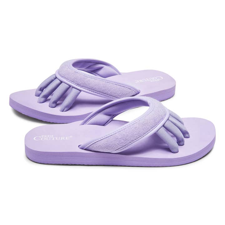 Pedi Couture - Wholesale Sandals - Women's - Purple Women's Comfort Toe Separator Sandals1
