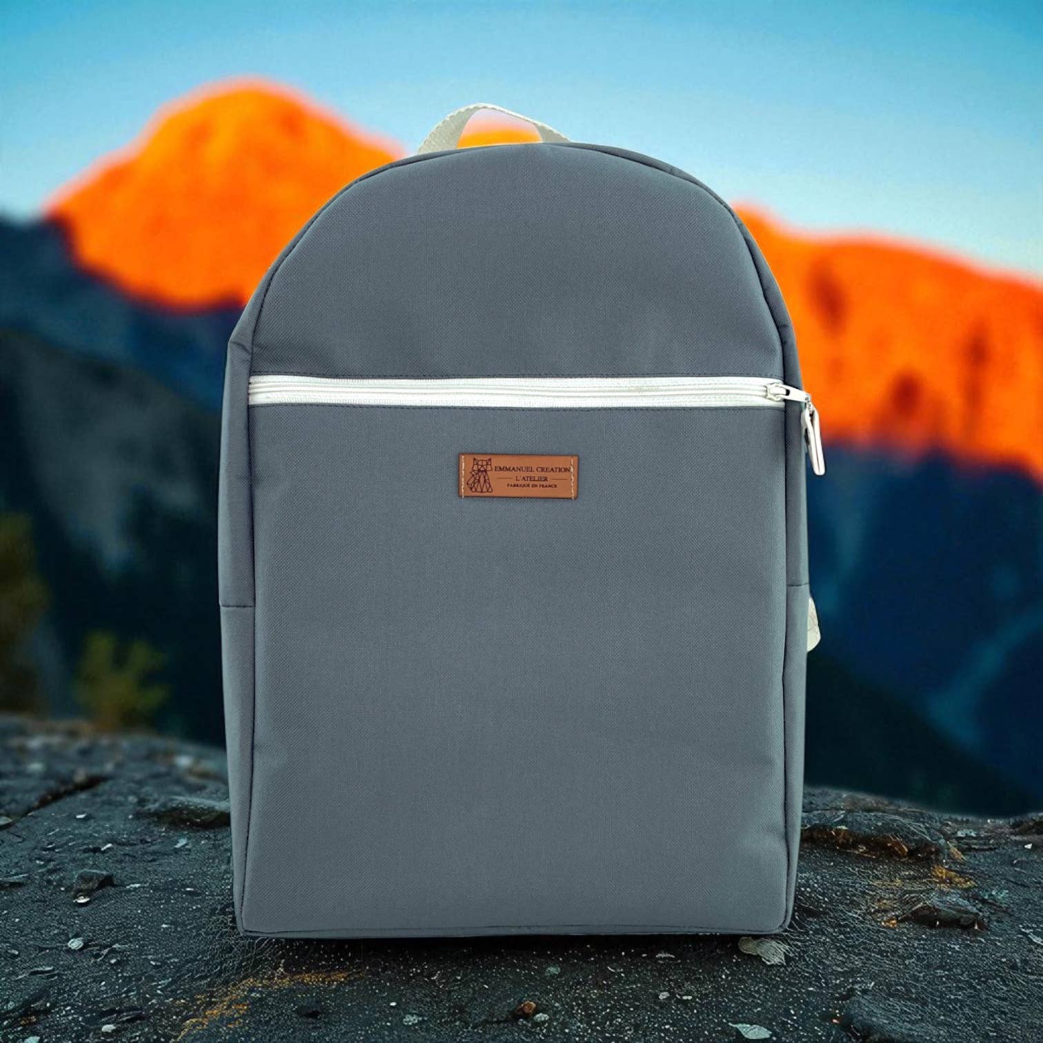 Emmanuel Création - Wholesale Cooler/Cooler Bag - Insulated backpack, "Brooklyn" gray4