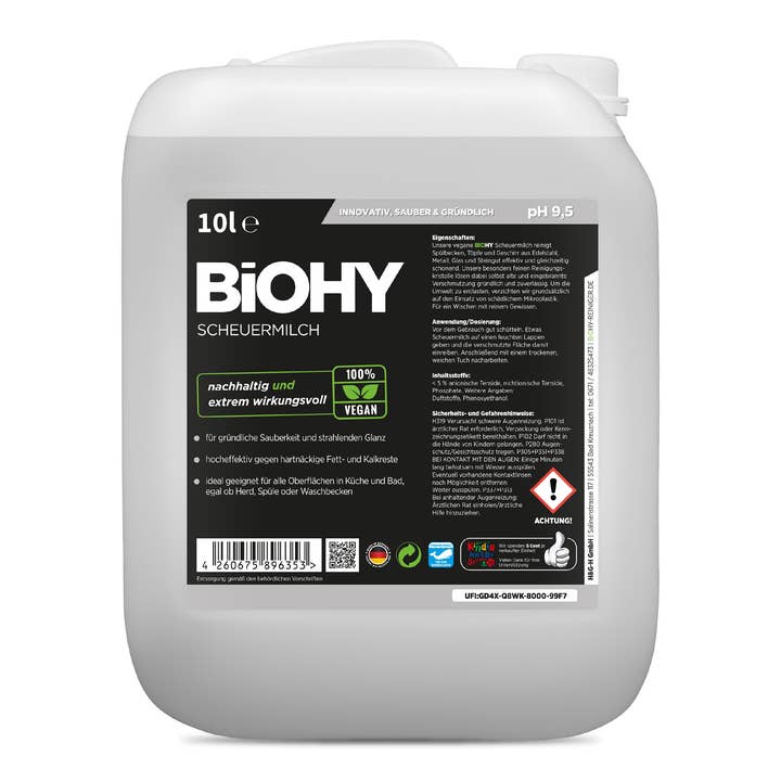 BiOHY - Wholesale All-Purpose Cleaning Spray - BioHy scouring milk, abrasive cleaner, cleaner for kitchen and bathroom, cleansing milk14