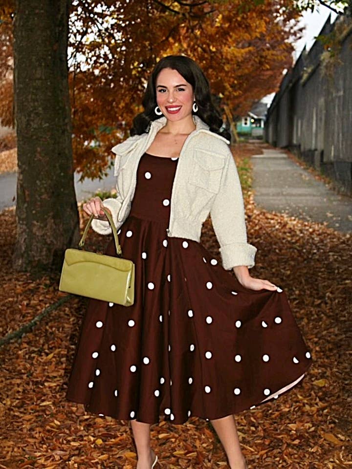 Tatyana Clothing - Wholesale Dress - Women's - Peggy Retro-Inspired Full Circle Dress27