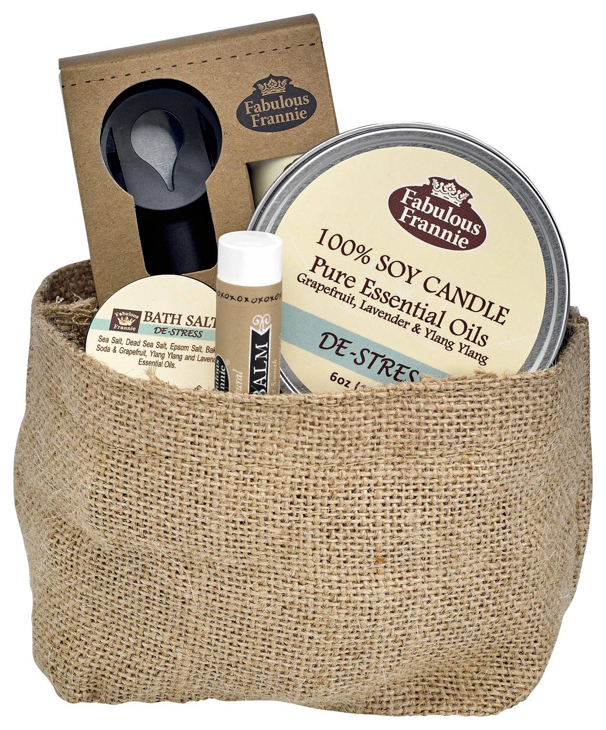 Fabulous Frannie, Inc - Wholesale Bath & Body Set - De-Stress Gift Basket