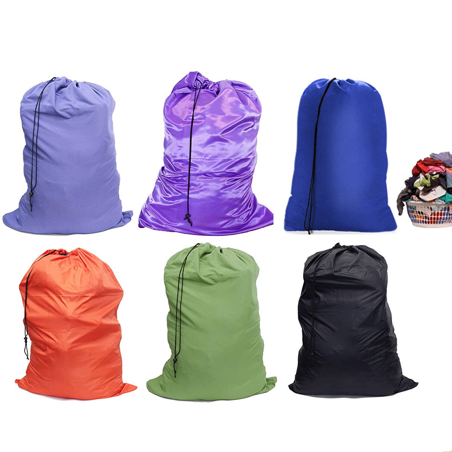 Tsyware - Wholesale Laundry Bag - Extra Large 29" X 40" Nylon Washable Laundry Bag Hamper 4