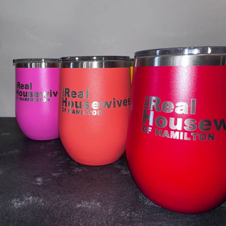 Acential Drinkware - Wholesale Insulated mug/tumbler - The Real Housewives Of Your Town 12oz Wine Tumbler8