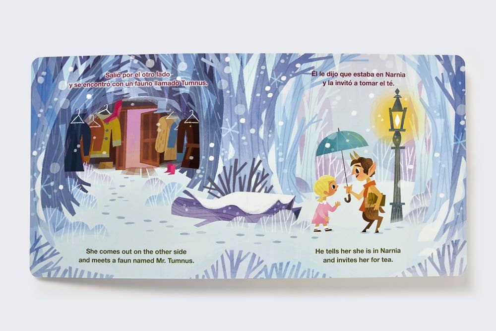 HarperCollins Christian Publishing - Wholesale Baby & Toddler Book (0-2) - The Lion, the Witch, and the Wardrobe Bilingual Board Book2