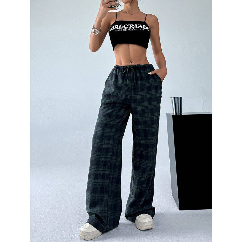 Masyal - Wholesale Pants - Women's - Spring and Autumn Women's High Waist Wide Leg Slim Pants12
