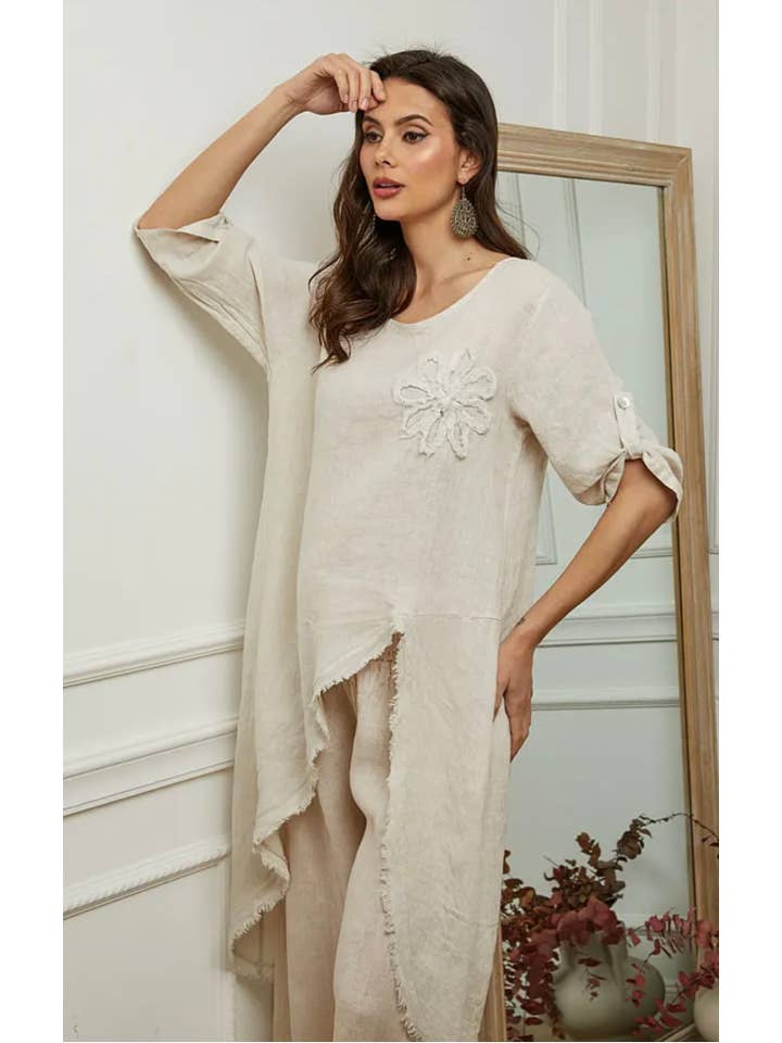 LÉA & LUC – Engroshandel Kjole - Dame – 100% hør kjole REF. 724812