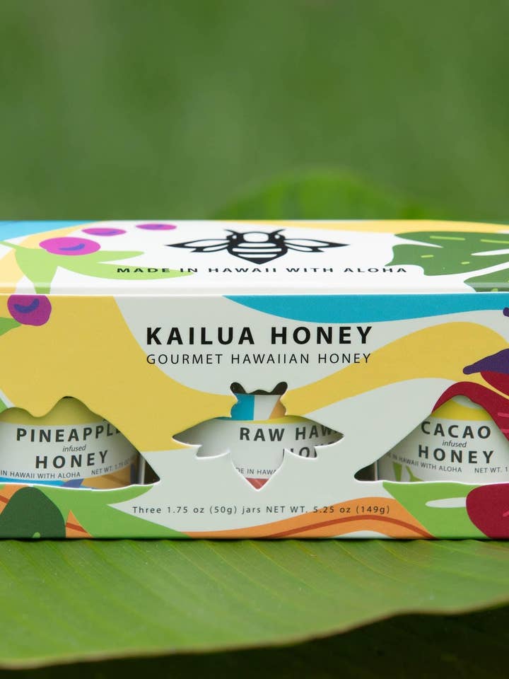 Honey Box Set (Trio) for wholesale by Kailua Honey Lifestyle