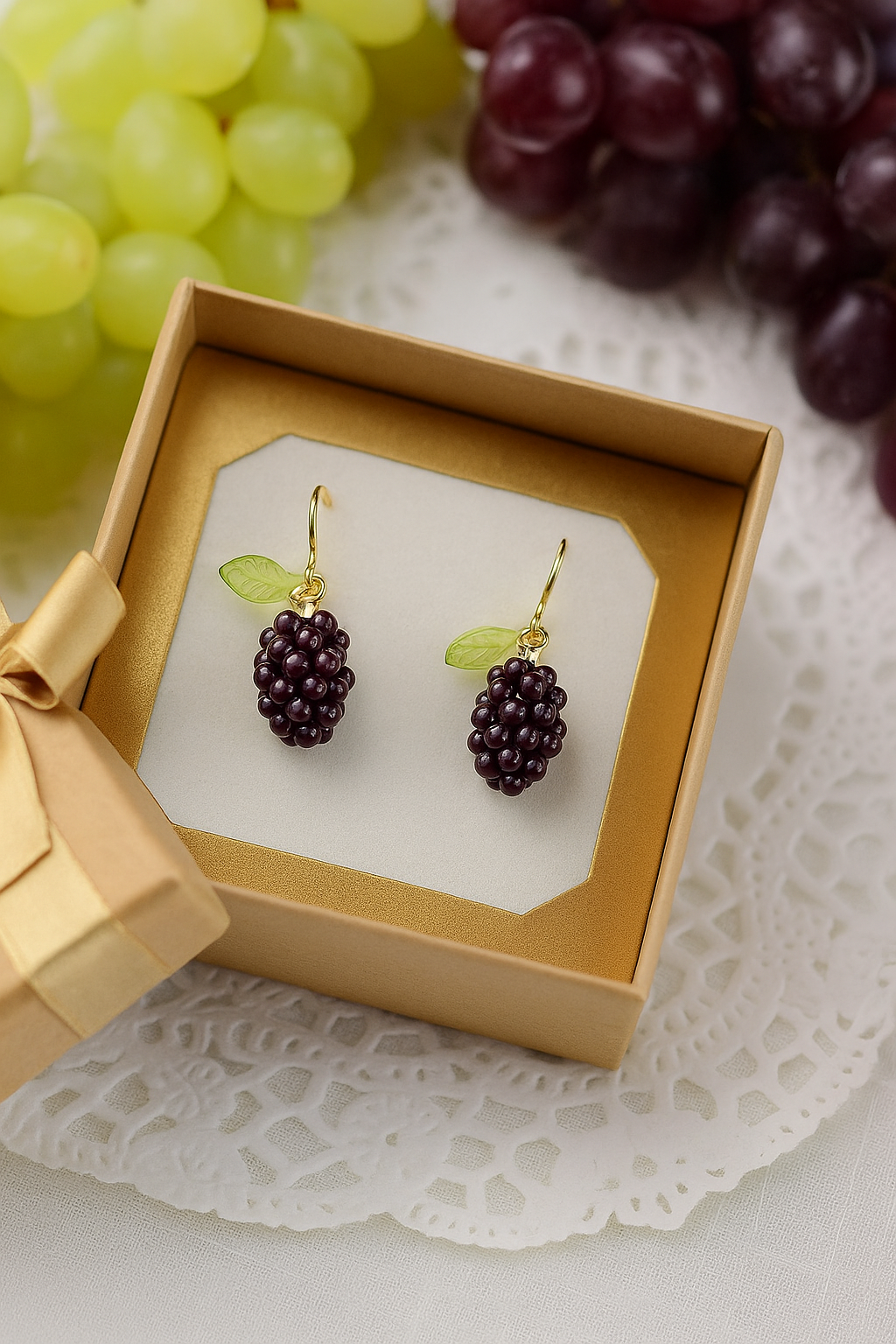 Wild & Free – wholesale Dangle earrings – Pendientes de uva2