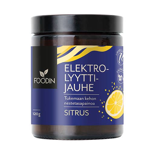 Electrolyte Powder Citrus 120g for wholesale by Foodin