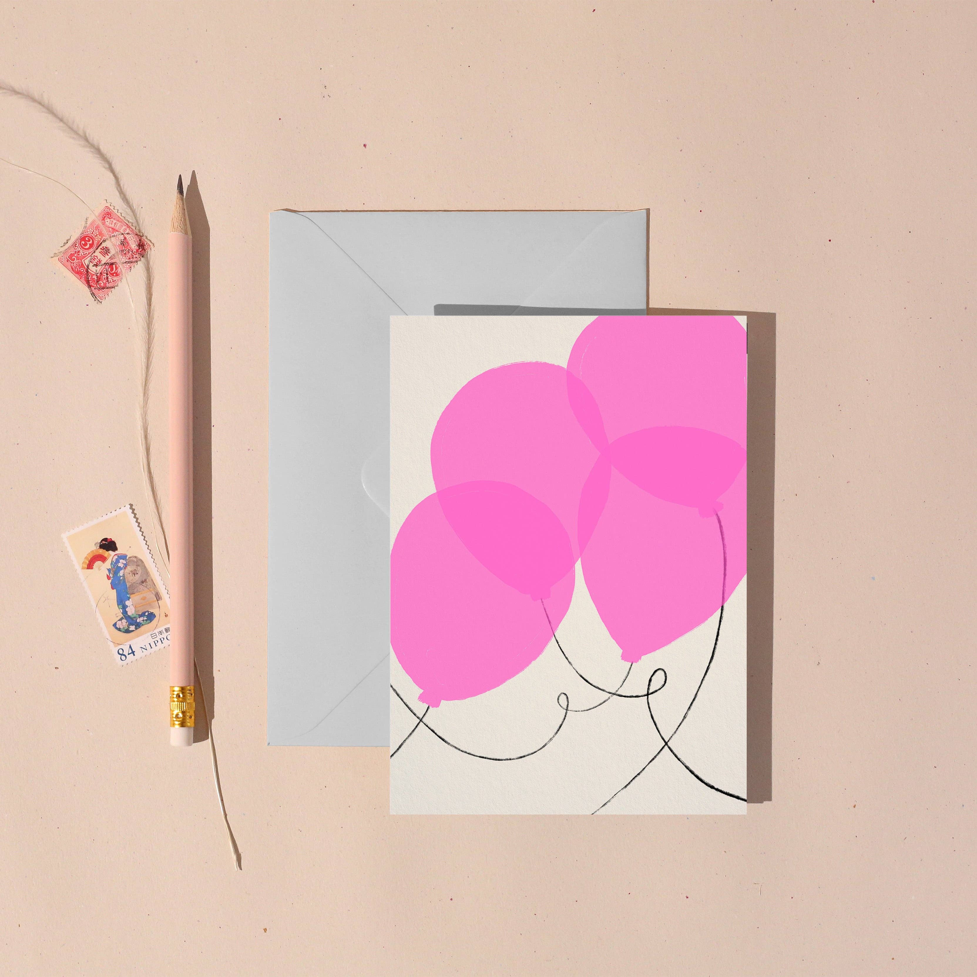 I am Roxanne - Wholesale Birthday Card - Neon Balloons Card | Birthday Cards | Celebrations Cards1