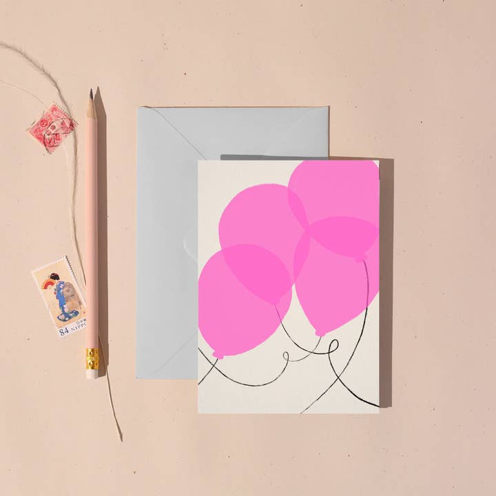 I am Roxanne - Wholesale Birthday Card - Neon Balloons Card | Birthday Cards | Celebrations Cards1