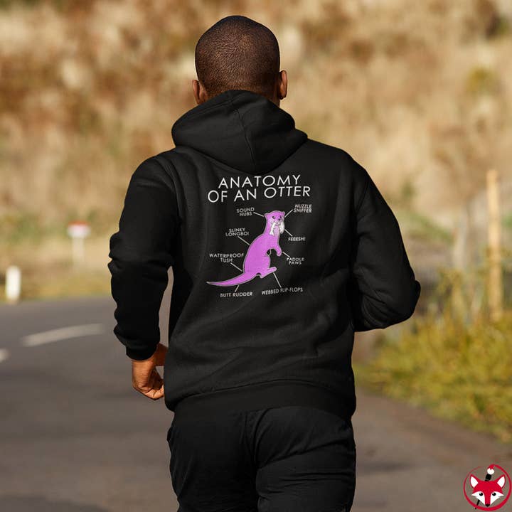 Otter Pink - Kapuzenpulli für den Großhandel von Artworktee