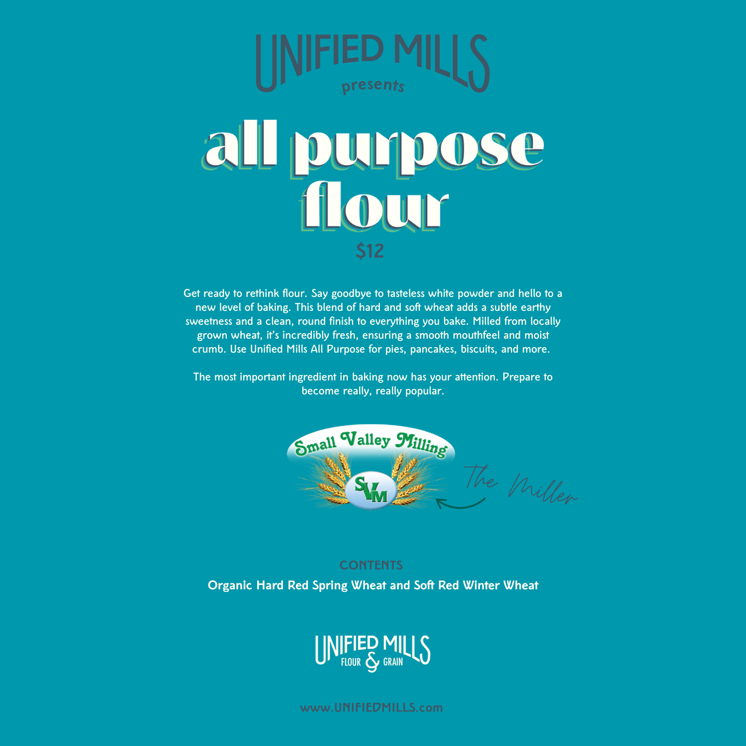 Unified Mills Flour & Grain - Vente Farines - Farine tout usage, certifiée biologique6