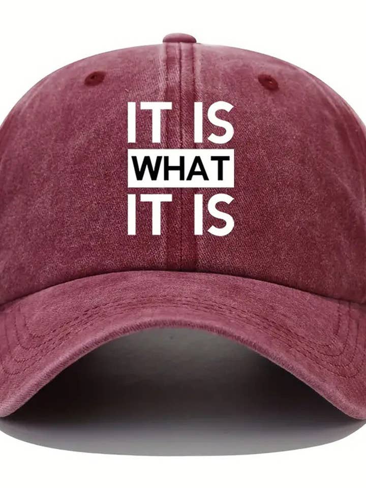 Hot Stamping Letters Retro Washed Baseball Cap for wholesale by Wholesalesir