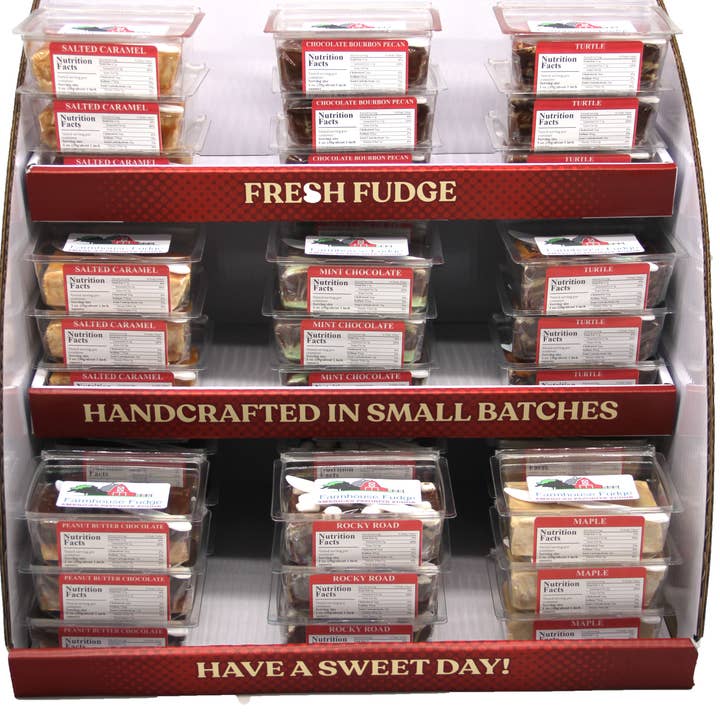 Farmhouse Fudge - Wholesale Retailer Display - Food & Drink - Farmhouse Fudge: Fudge Display Stand1