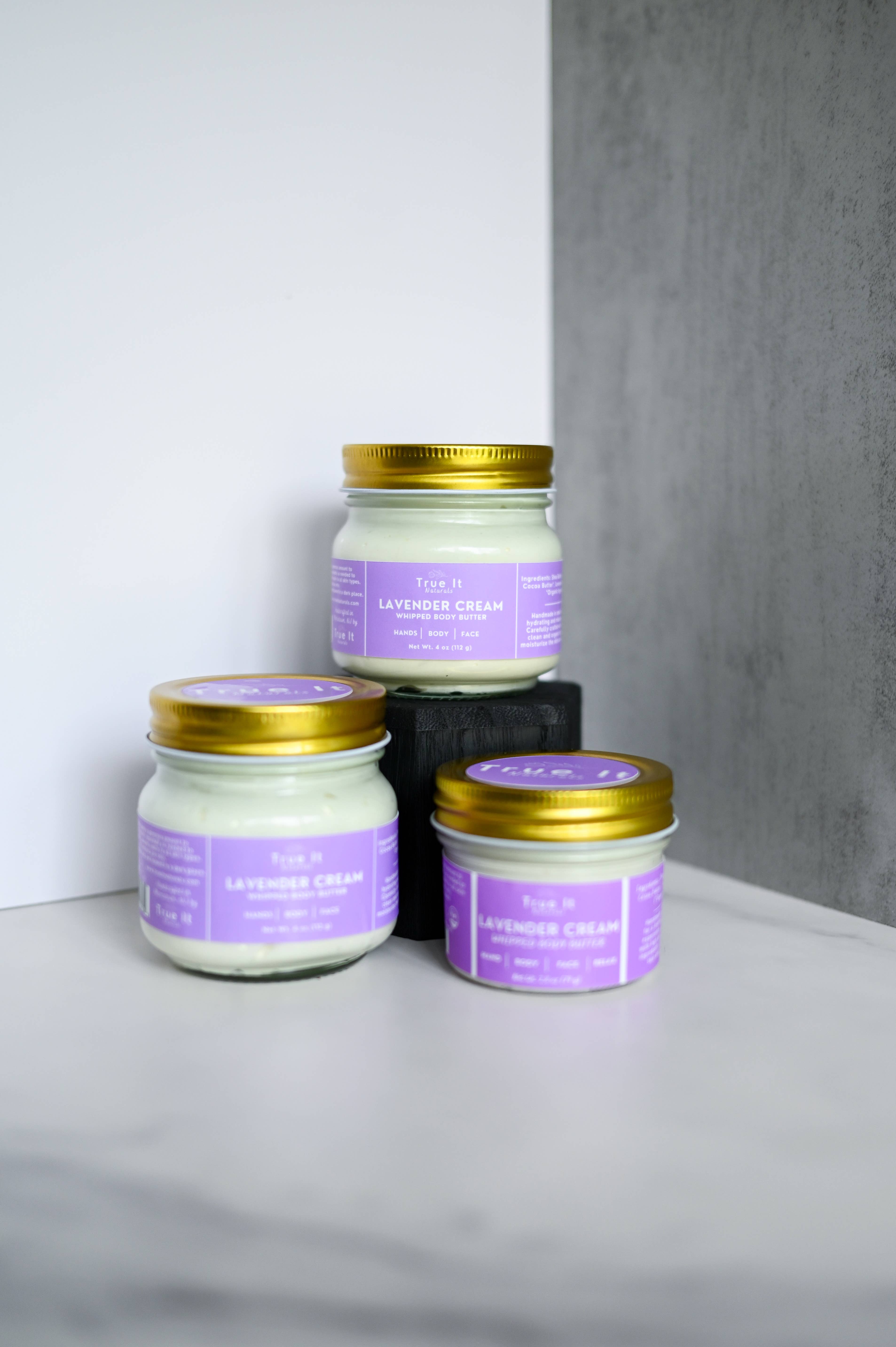 True It Naturals - Wholesale Body Balm/Butter - Whipped Body Butter - Lavender Cream | Hand & Body Lotion5