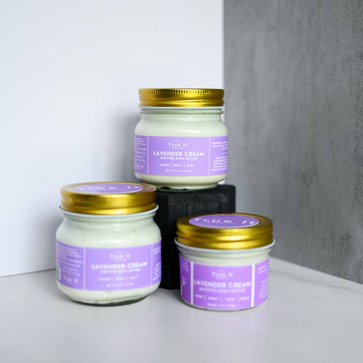 True It Naturals - Wholesale Body balm/butter - Whipped Body Butter - Lavender Cream | Hand & Body Lotion5